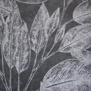 AS Vliestapete 37836-4 Blätter grau silber
