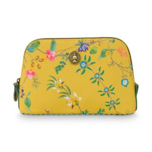 Pip Studio Cosmetic Bag Triangle Small Petites Fleurs Yellow