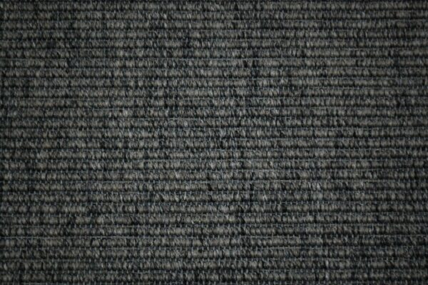 Teppich Flachgewebe grau, umkettelt