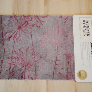 Schöner Wohnen Fußmatte Manhattan Pusteblume grau rose