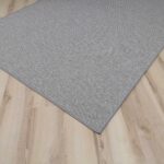 Teppich Flachgewebe Natura hell grau, umkettelt 1