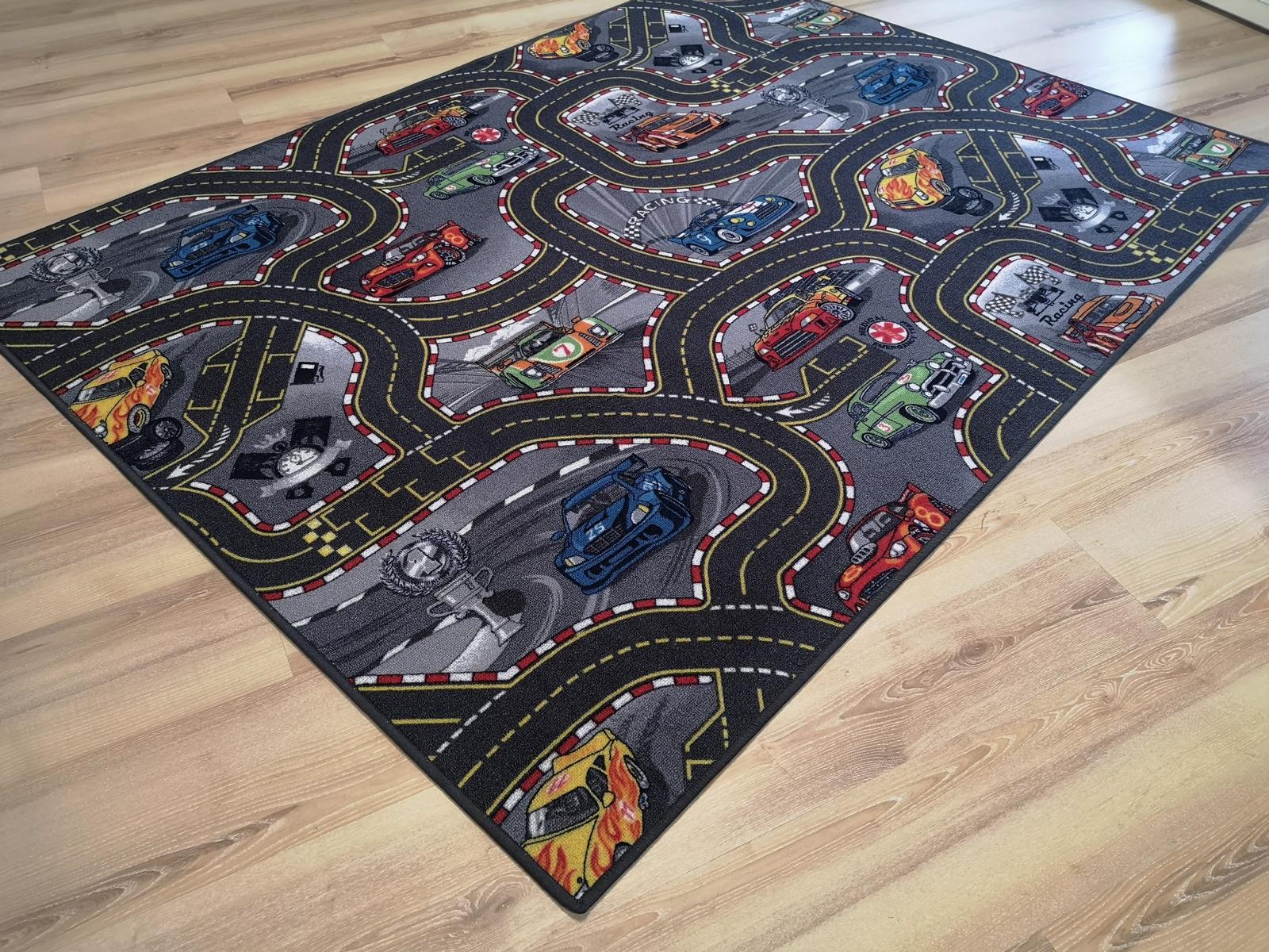 Kinderteppich Disney CARS Teppich Straßen Spielteppich