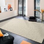 Handweb Teppich Torgau 61 natur hell 100% Schurwolle 1