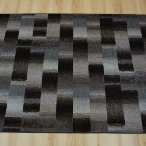 Karo Patchwork-Teppich umkettelt anthrazit, nach Maß