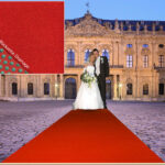 Hochzeitsteppich VIP Premium Velours, Farbe ferrarirot Wählen Sie eine feste Breite Wählen Sie eine Länge zwischen 100 und 4000 cm