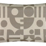 Musterring Kissen Shape 38x58cm greige 1