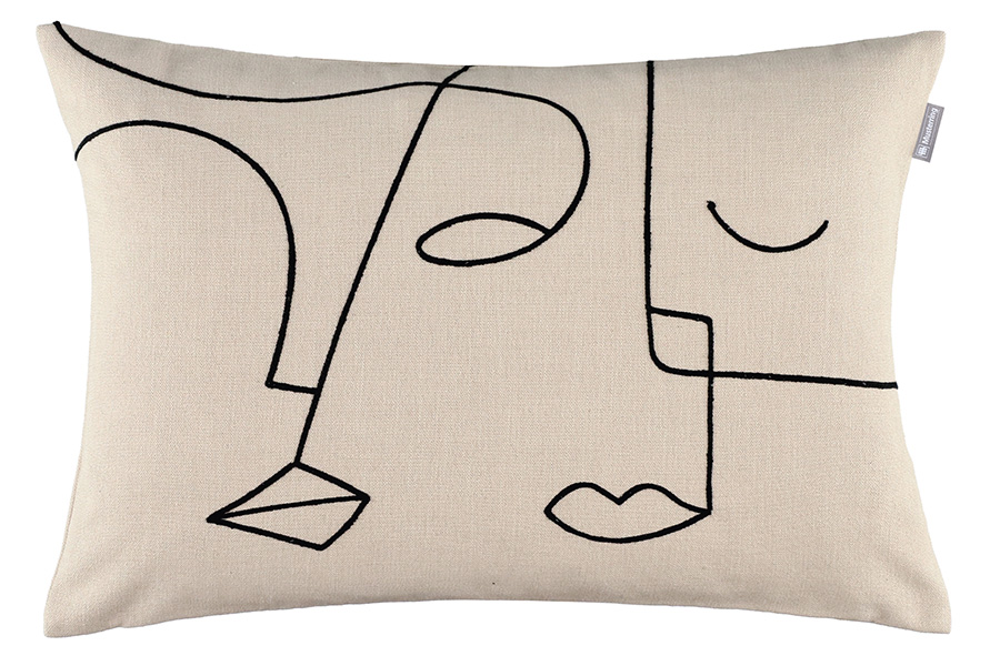 Musterring JustB! Kissen Visage 38x58cm beige Musterring JustB! Kissen Visage 38x58cm beige (Kopie) 1