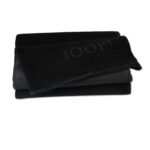 JOOP! Wohndecke Uni-Doubleface Schwarz-Anthrazit