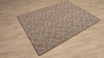 Schlingen Teppich Mars umkettelt beige braun 1