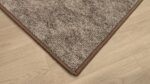 Schlingen Teppich Mars umkettelt beige braun 6