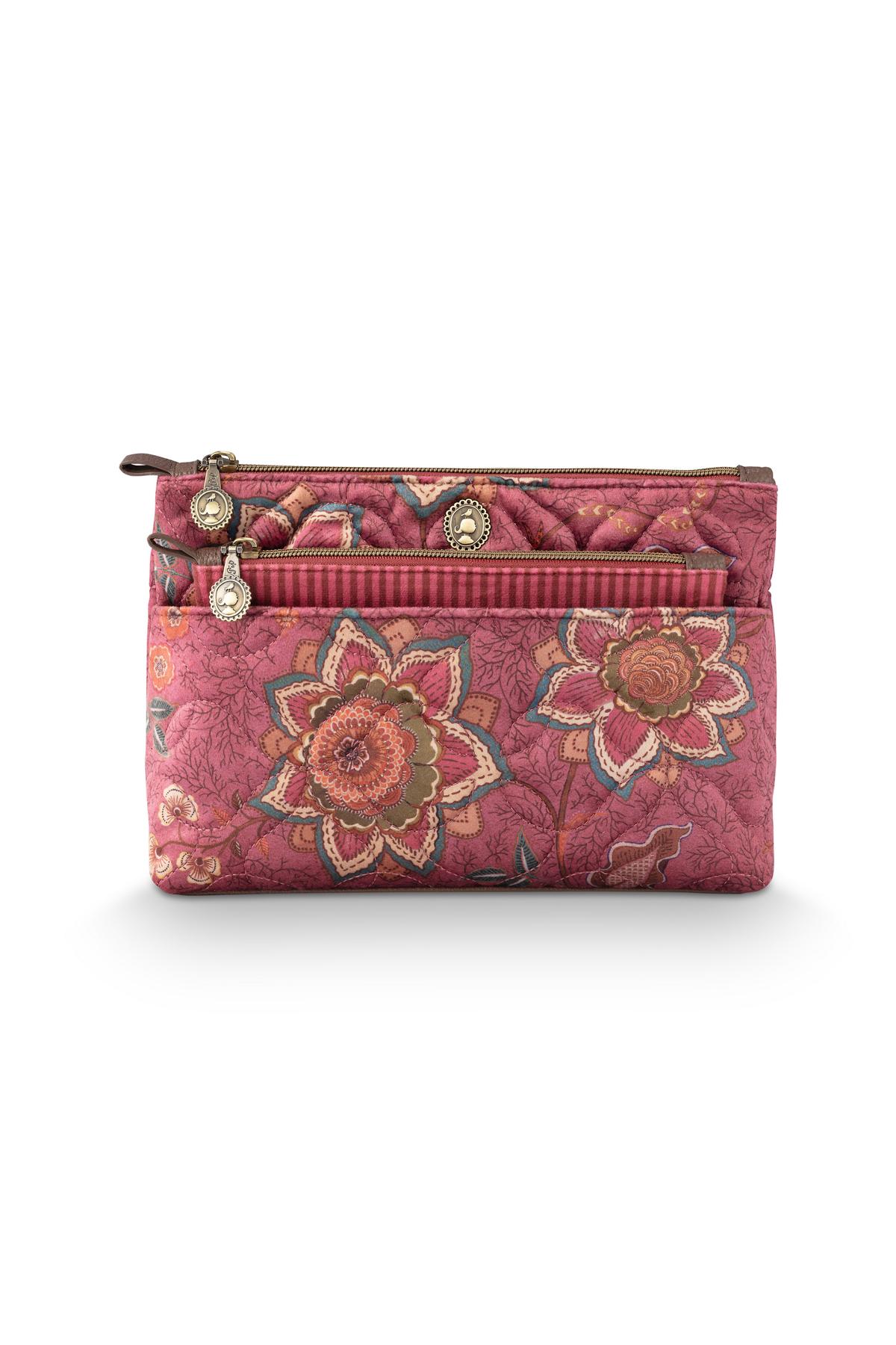 Pip Studio Caryn Cosmetic Bag Combi Mumbai Morning Pink rosa Pip Studio Caryn Cosmetic Bag Combi Mumbai Morning Pink rosa 1