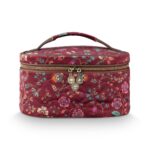 Pip Studio Beauty Case Cleo Flora Bangelore Dark Pink rosa 1