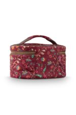 Pip Studio Beauty Case Cleo Flora Bangelore Dark Pink rosa 2