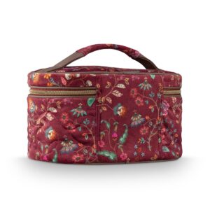 Pip Studio Beauty Case Cleo Flora Bangelore Dark Pink rosa 2