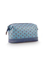 Pip Studio Cooper Cosmetic Purse Large Jaipur Flower Blau 2