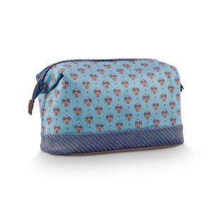 Pip Studio Cooper Cosmetic Purse Large Jaipur Flower Blau 2