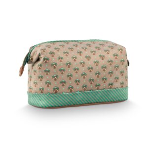 Pip Studio Cooper Cosmetic Purse Large Jaipur Flower Khaki-Green (Kopie) 2