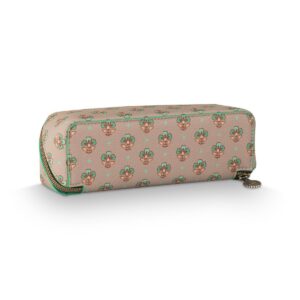 Pip Studio Cyrille Cosmetic Bag Small Jaipur Flower Khaki-Green (Kopie) 2
