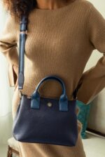 Pip Studio Handtasche Fia Shoulder Bag Medium Blau 4