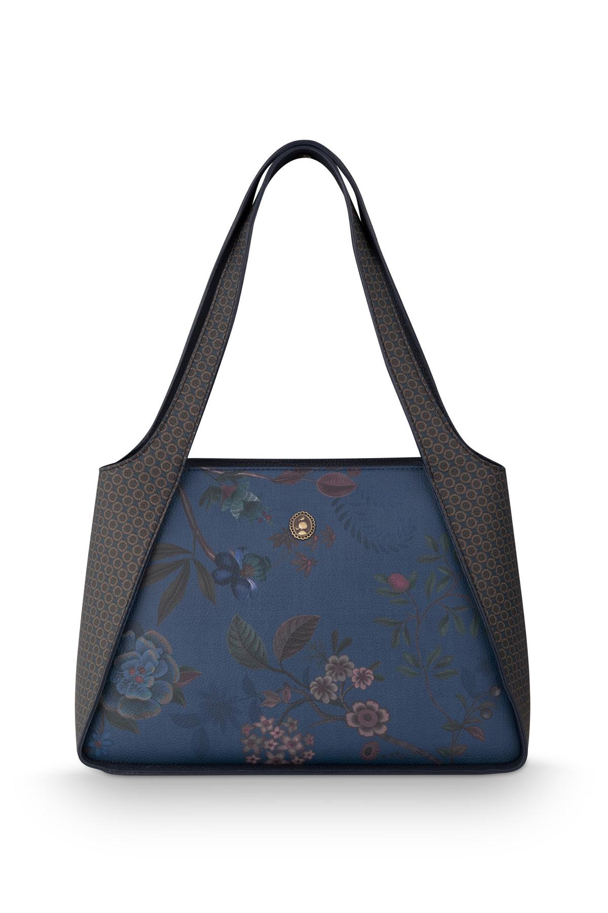 Pip Studio Schultertasche Filou Medium Bodhi Flower blau Pip Studio Schultertasche Filou Medium Bodhi Flower blau 1