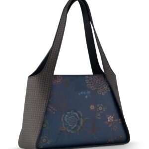 Pip Studio Schultertasche Filou Medium Bodhi Flower blau 2