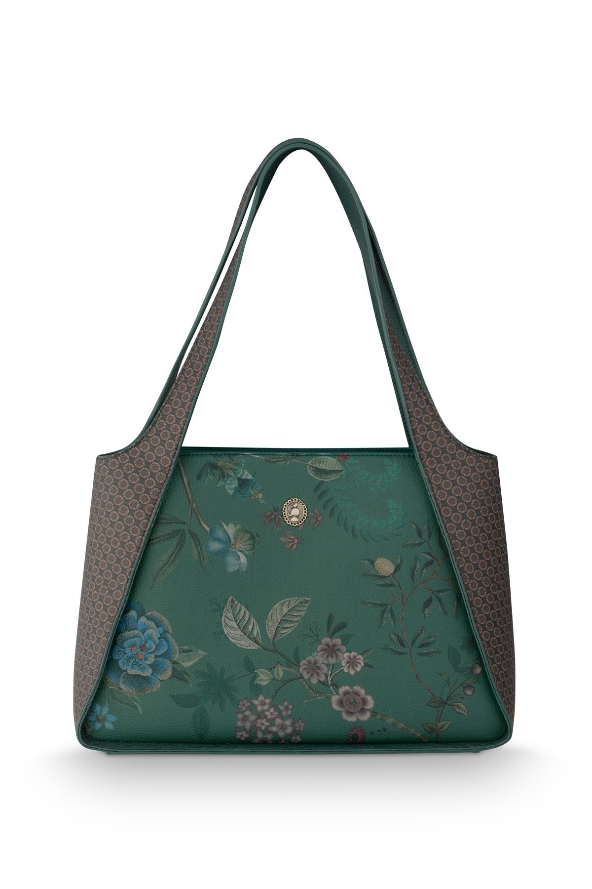 Pip Studio Schultertasche Filou Medium Bodhi Flower grün Pip Studio Schultertasche Filou Medium Bodhi Flower grün 1
