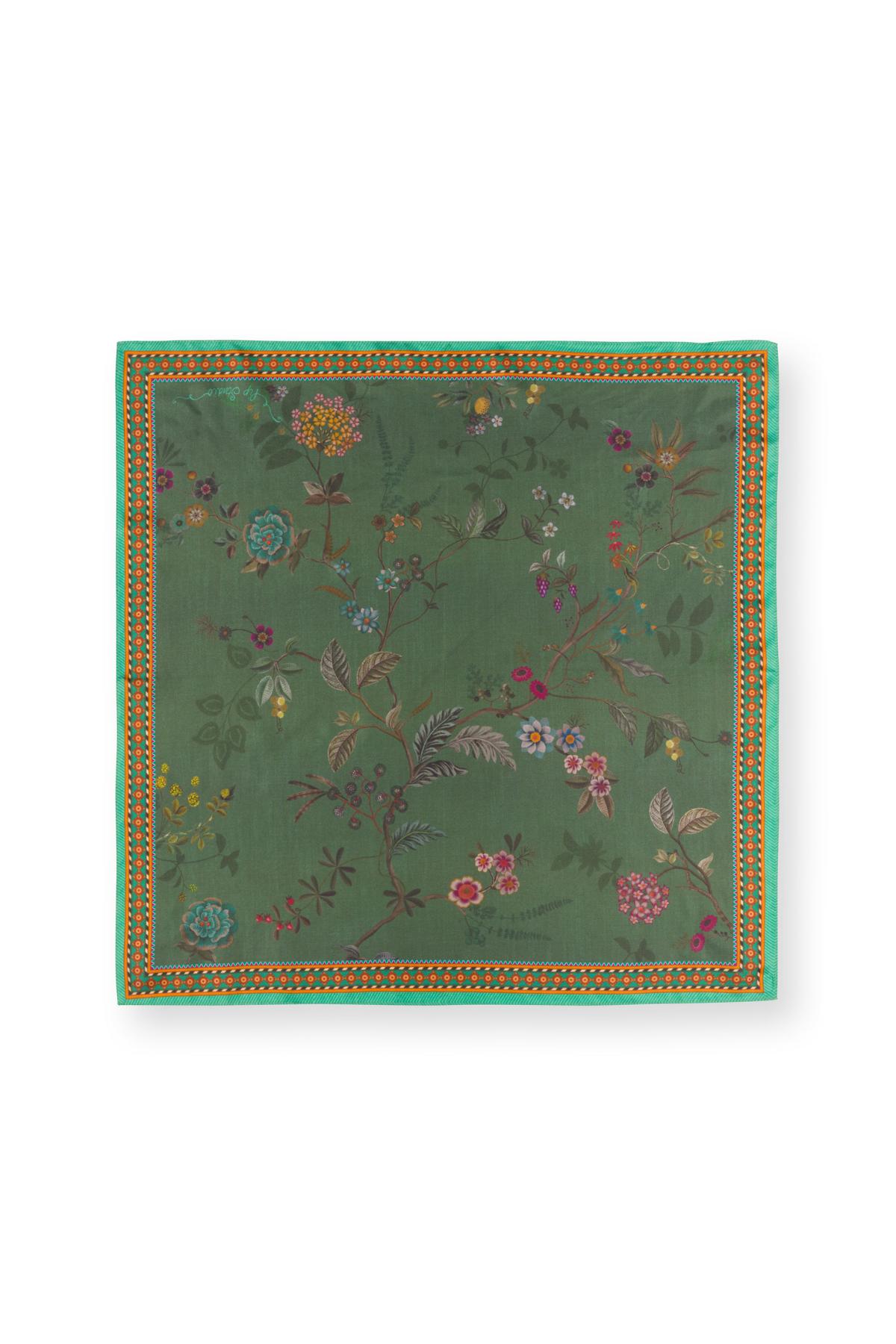 Pip Studio Schal Bodhi Flower Grün Pip Studio Schal Bodhi Flower Grün 1