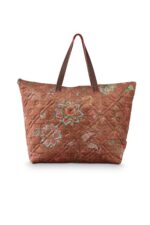Pip Studio Reisetasche Tilda Tote Bag Large Mumbai Morning Braun 1