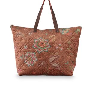 Pip Studio Reisetasche Tilda Tote Bag Large Mumbai Morning Braun 1