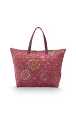 Pip Studio Reisetasche Tilda Tote Bag Large Mumbai Morning Pink rosa 1