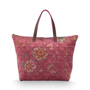 Pip Studio Reisetasche Tilda Tote Bag Large Mumbai Morning Pink rosa 1