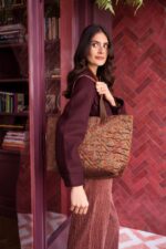 Pip Studio Reisetasche Tilda Tote Bag Medium Flora Bangelore Sand beige (Kopie) 4