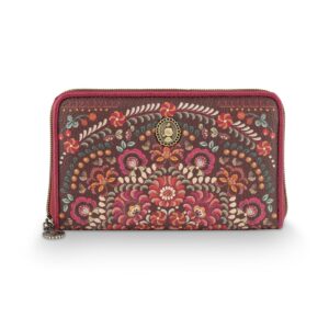 Pip Studio Geldbörse Willow Wallet Il Ricamo dunkel rot 1