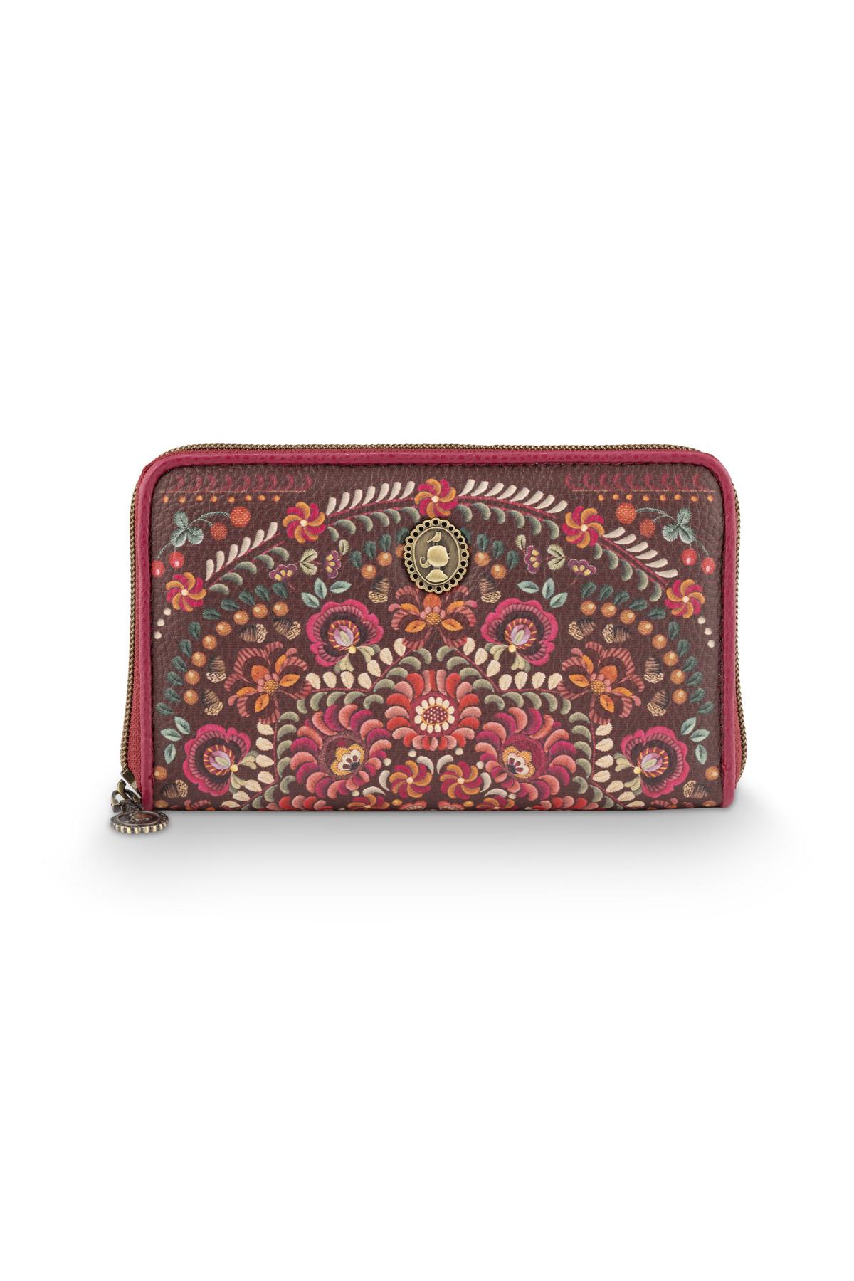 Pip Studio Geldbörse Willow Wallet Il Ricamo dunkel rot Pip Studio Geldbörse Willow Wallet Il Ricamo dunkel rot 1