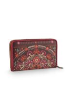 Pip Studio Geldbörse Willow Wallet Il Ricamo dunkel rot 2